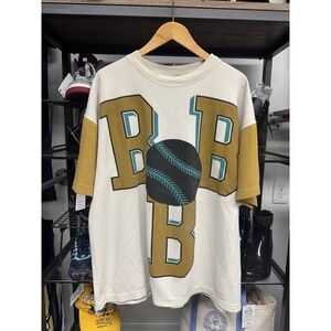 Vintage 90s Birmingham Black Barons NLB Negro League Baseball AOP T Shirt XXL